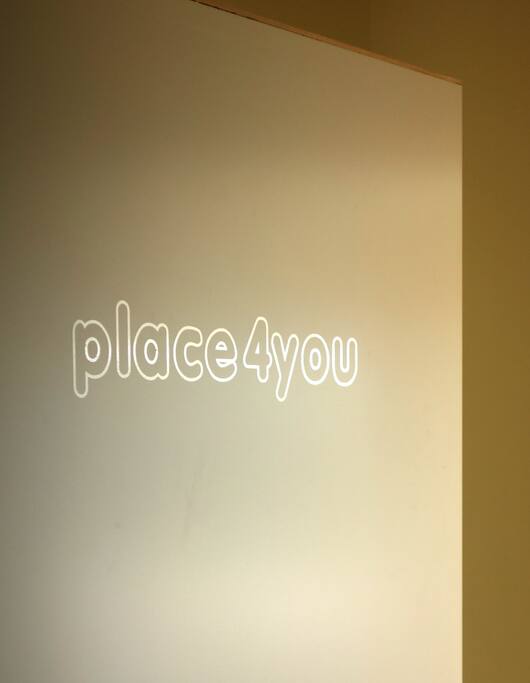 for you: room, coffee/tea bar, fridge, bathroom
