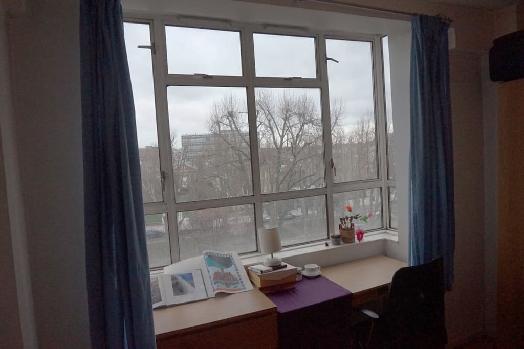 Large windows with workspace