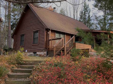 Log cabin on East Bass Lake!