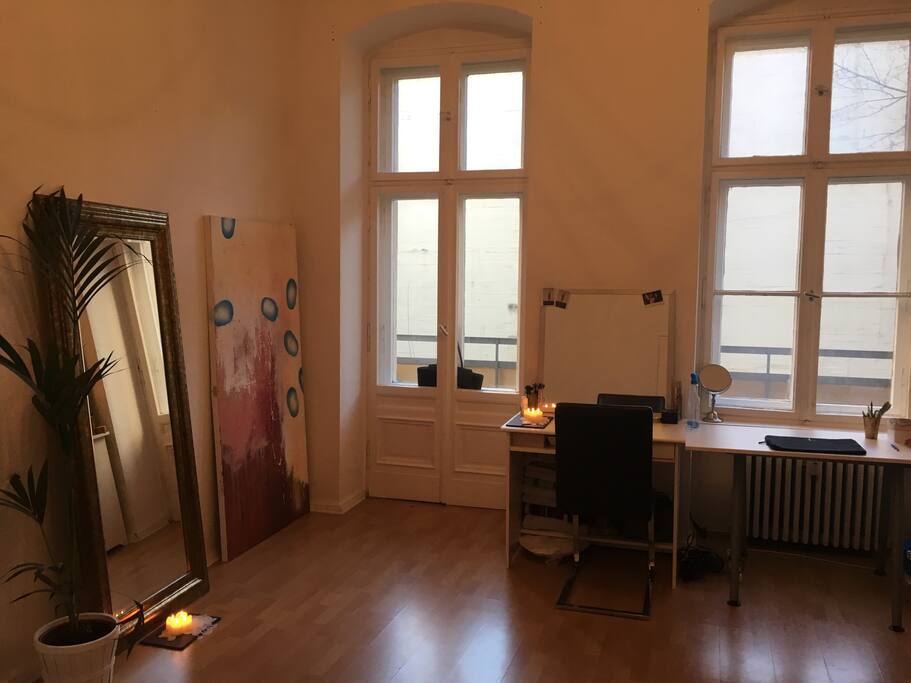 Access to the balcony.