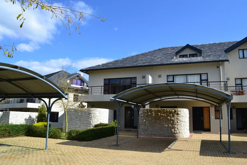 Parking facility of the golf villa