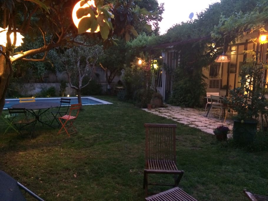 vue du jardin