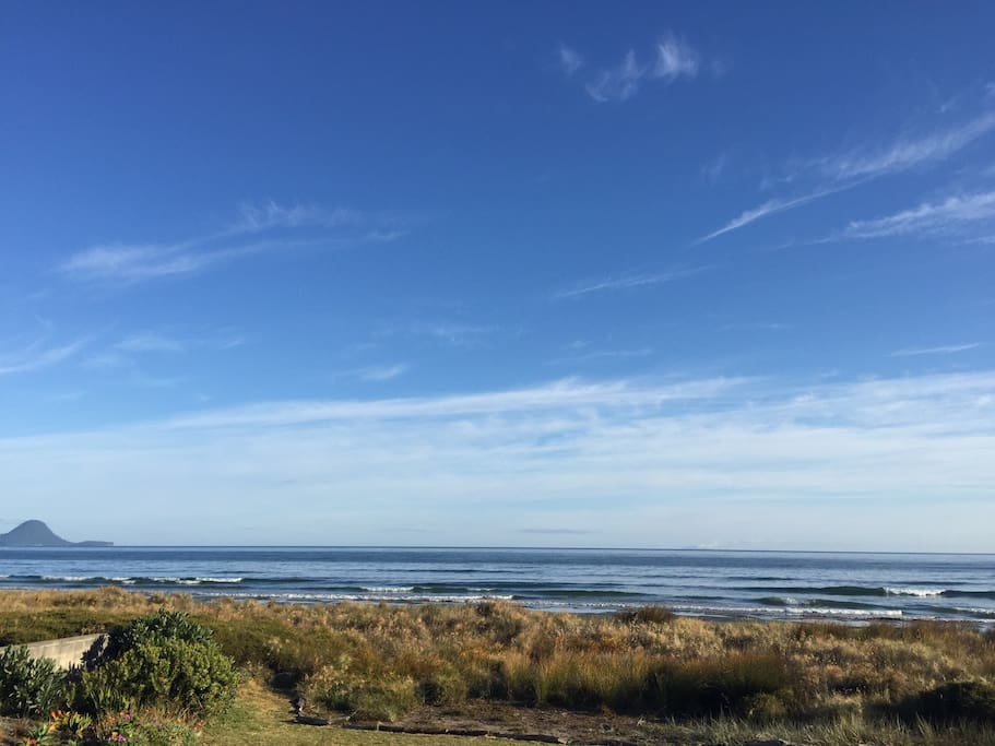 Overlooking the Bay of Plenty towards Whale Island to the left & White Island far out