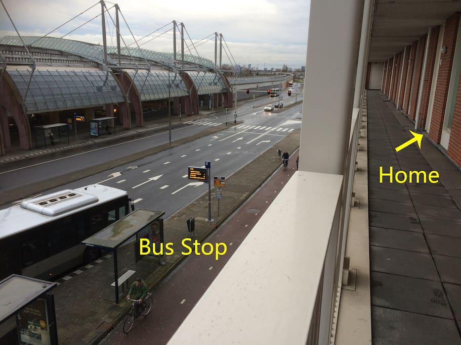 Bus Stop Right Downstairs
