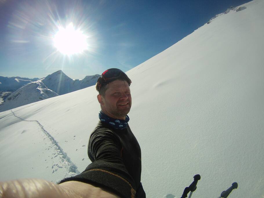 Mot Sandfjellet - Vestnes høgaste fjell 1440moh