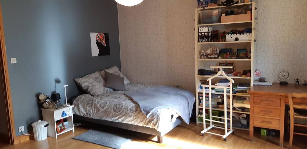 Espace privé calme, spacieux sur 1 étage+wc.40m2.
