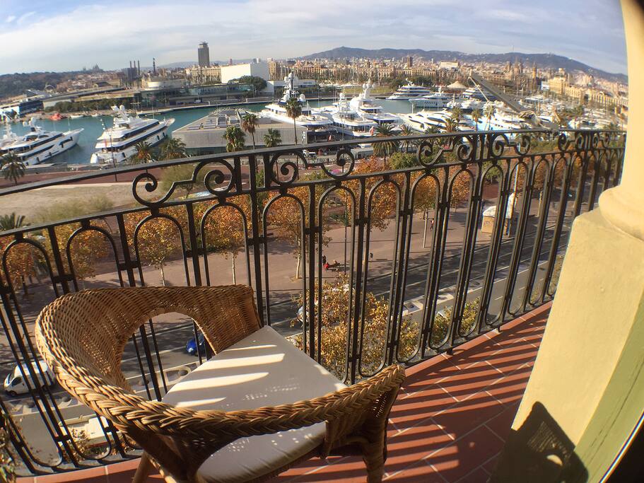 BALCONY AND THE VIEWS