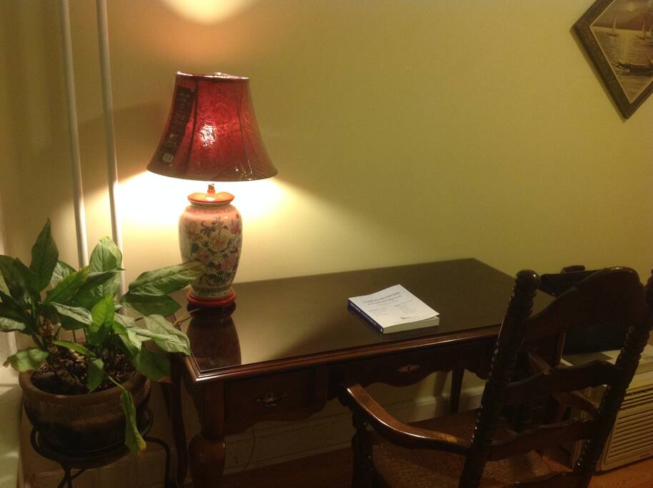 Get some study or some work done.