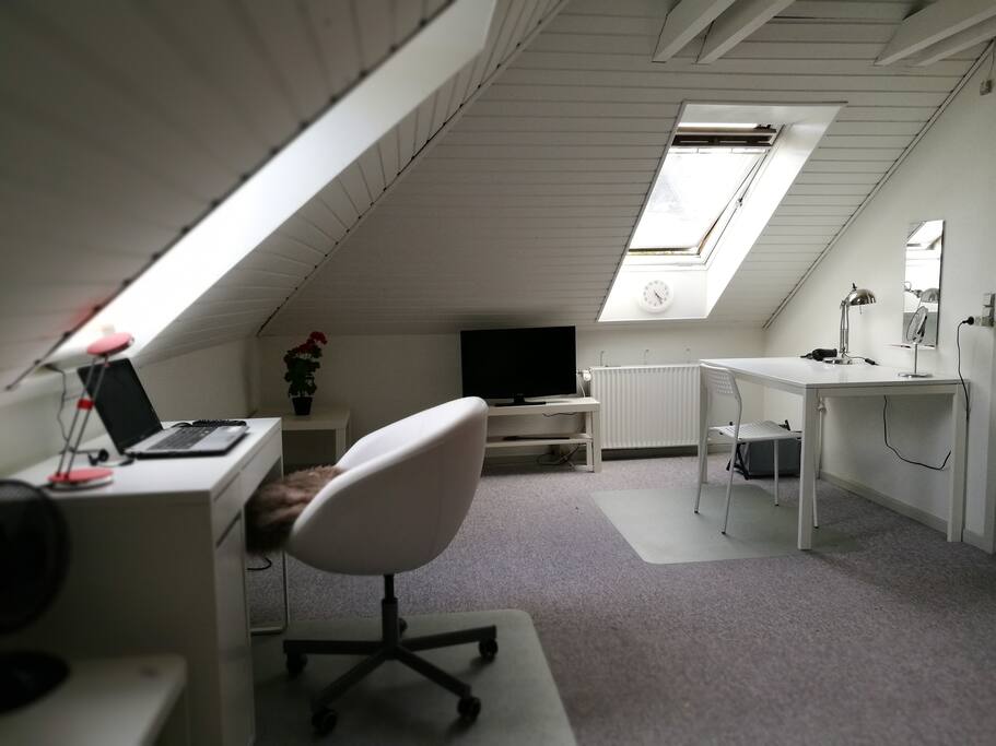 Work table, TV, cosmetic table