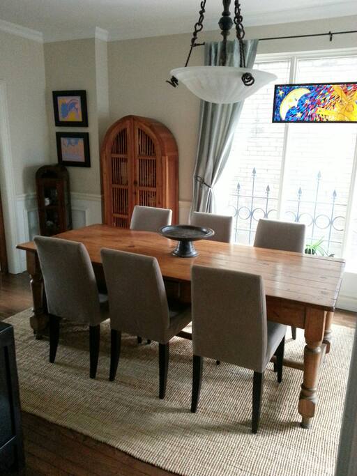 Formal dining room.