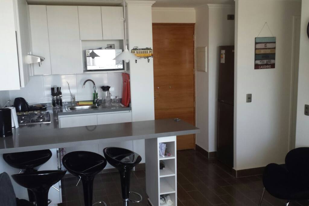Cocina Americana equipada.