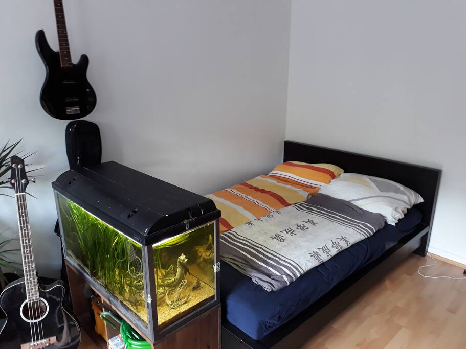 Das Bett ist 200x140cm