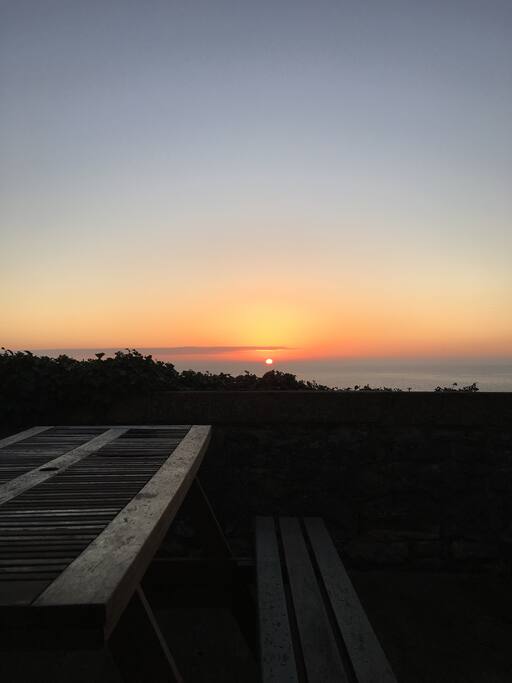 Sunrise from the terrace