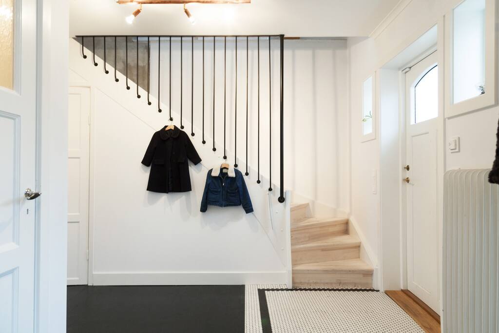 Spacious hallway and WC.