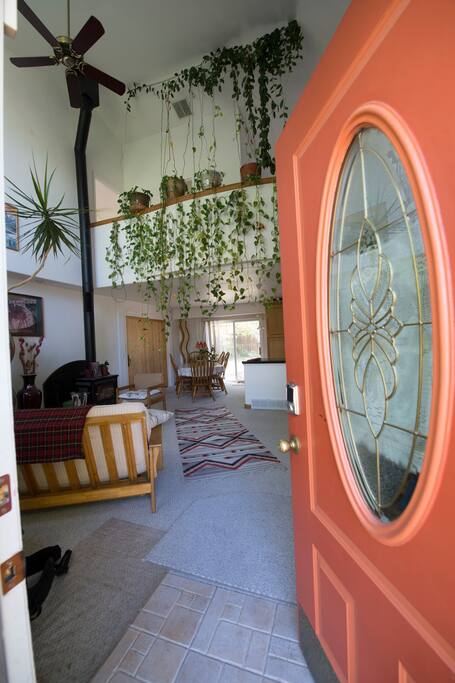 Entering our home