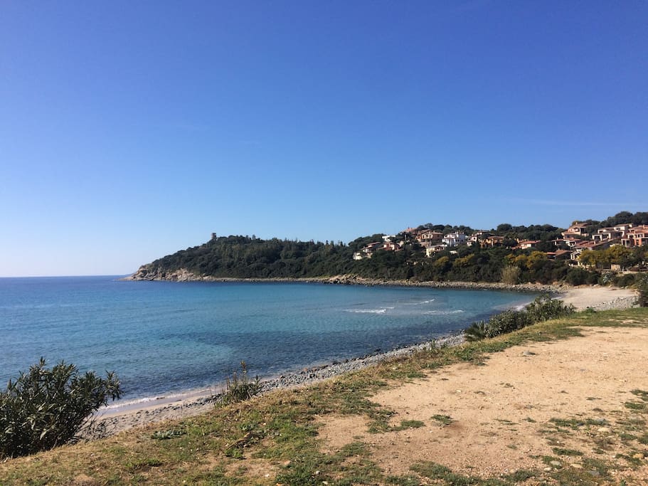 La splendida spiaggia di Porto Frailis