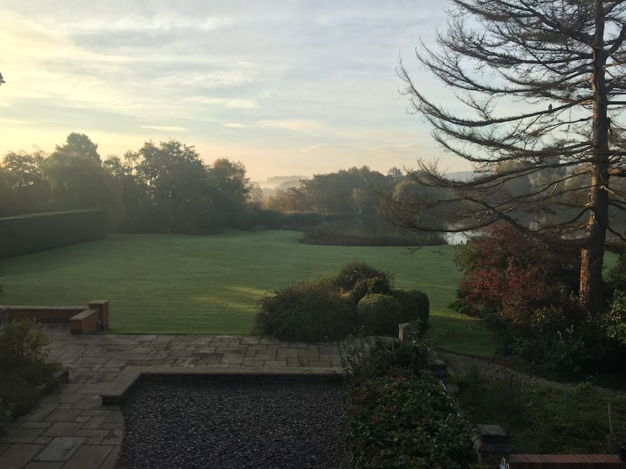 Early morning view from the Main Bedroom