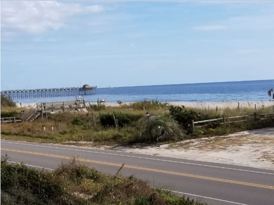 View from deck