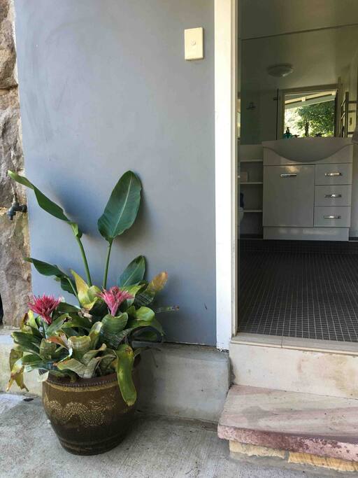 Entrance to your private bathroom