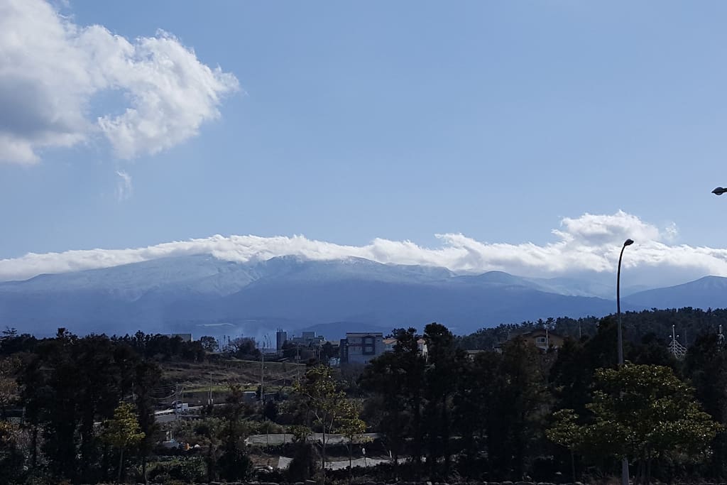 한라산 뷰