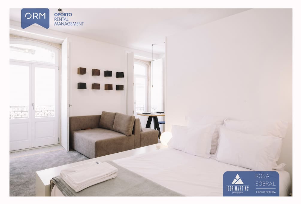Bedroom + Living Room
