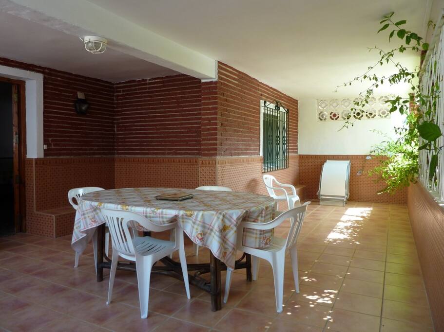 Terrasse ombragée