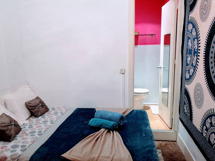 Habitación en suite con baño privado