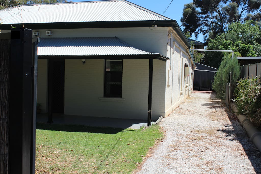 The front entrance with free off street parking