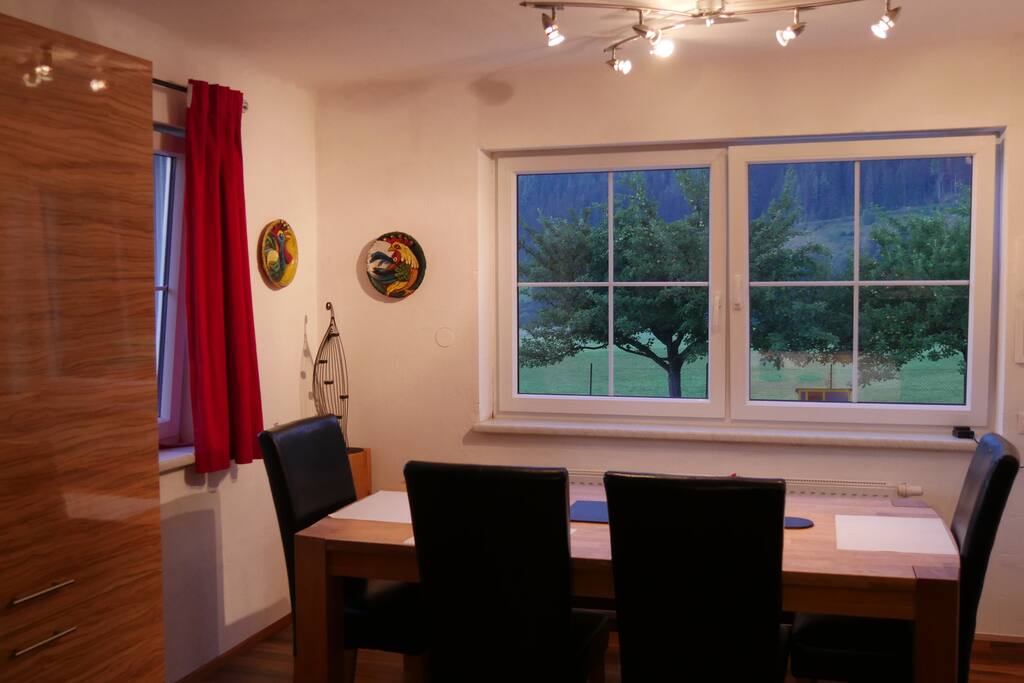 Enjoy your meals at our comfortable dinner table suitable for big families