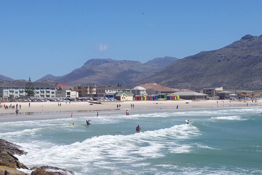 located opposite the beach