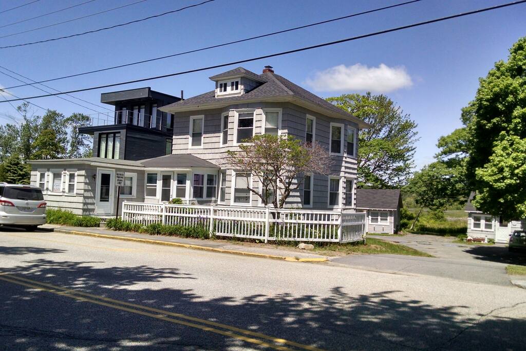 Apartment is first door on left