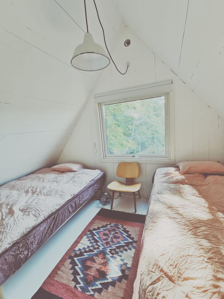 2 comfortable queen beds