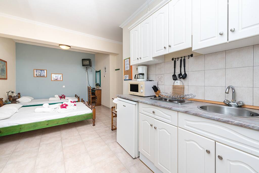 Studio for 3 persons
