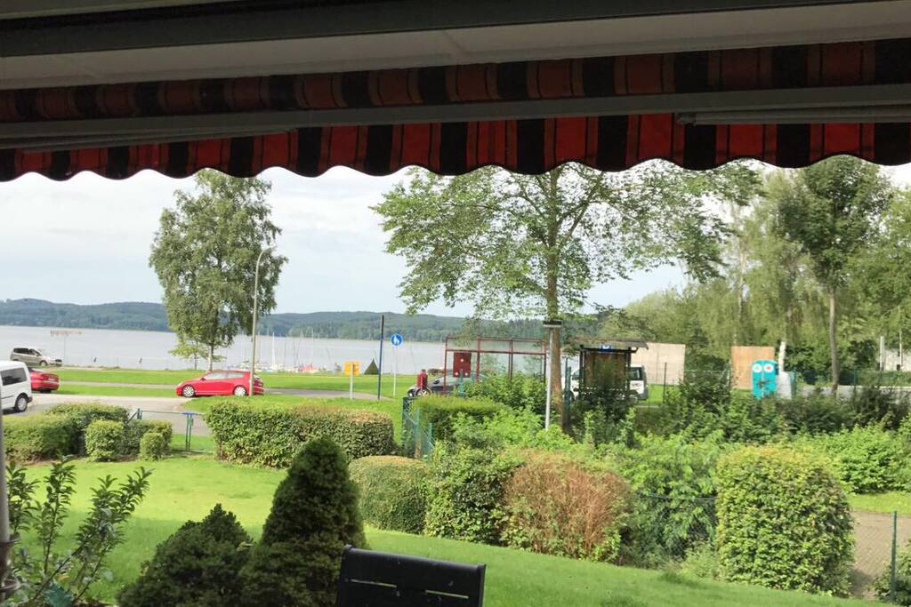 Blick aus dem Wohnzimmer