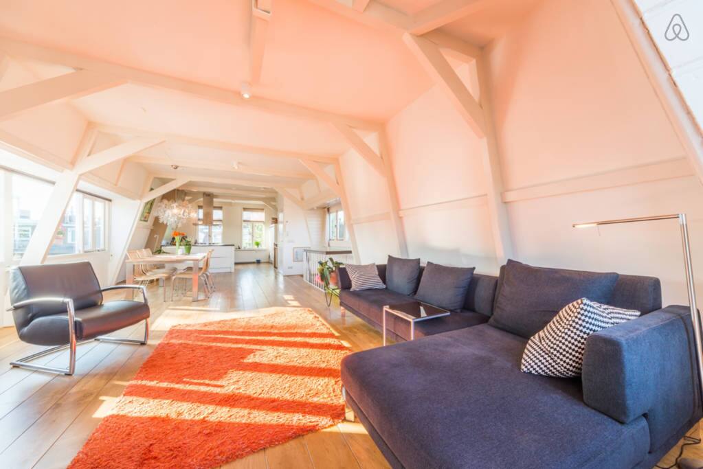 Comfortable couch in the living area
