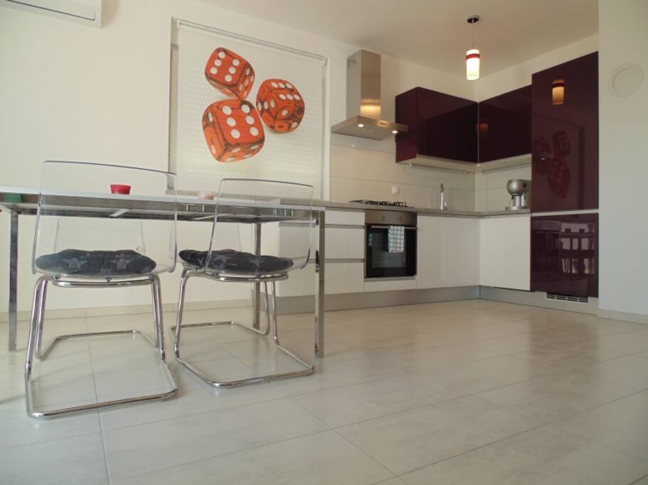 Kitchen and dining room