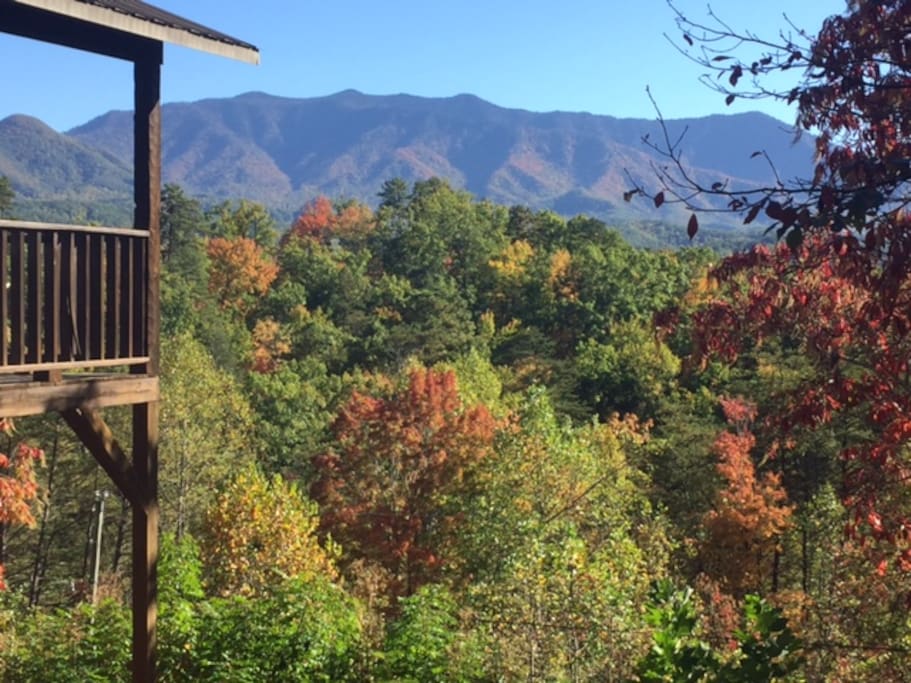 Before the peak of leaves changing in the fall