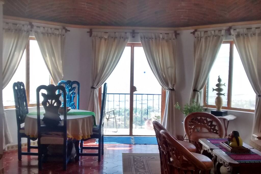 First Level: Living Room and Dining Area