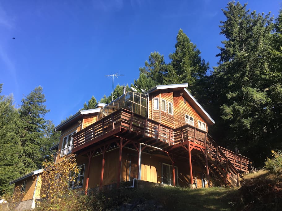 Photo including the lower level, which is available for vacation rental.