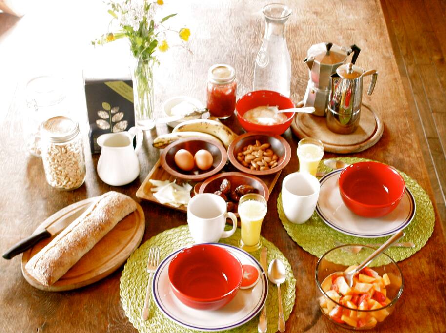 Healthy breakfast.