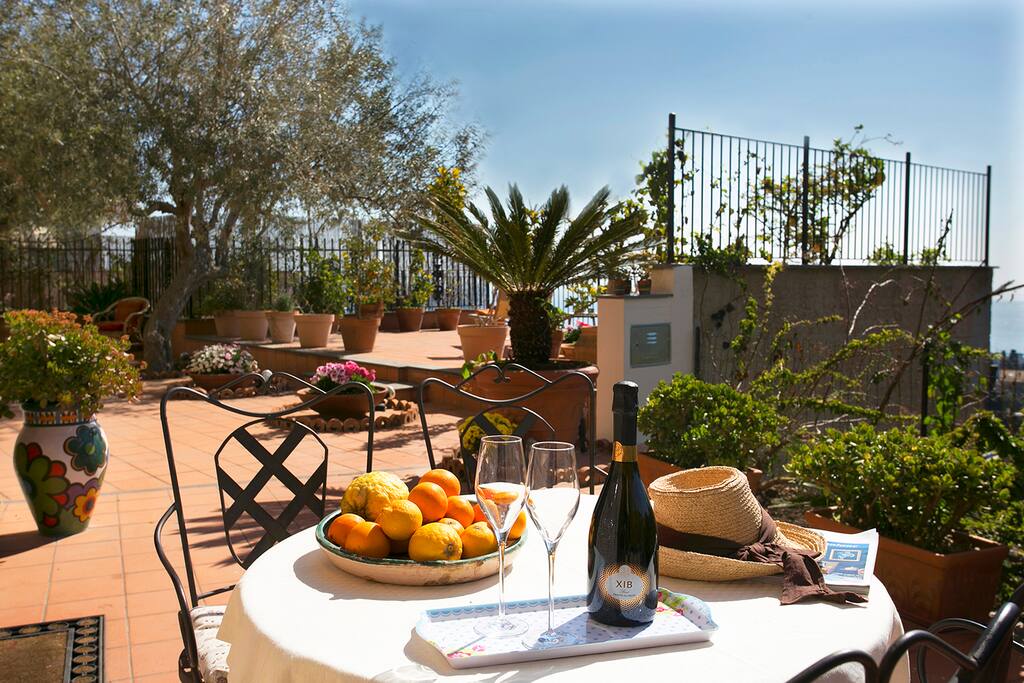 Enjoy al fresco dining and relaxation on the terrace
