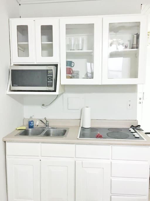 Kitchen with everything needed to cook