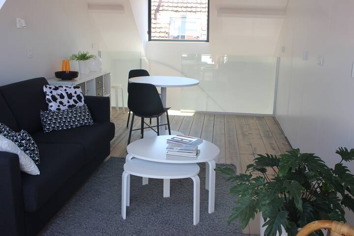 Bright rooftop studio in the center of Bruges