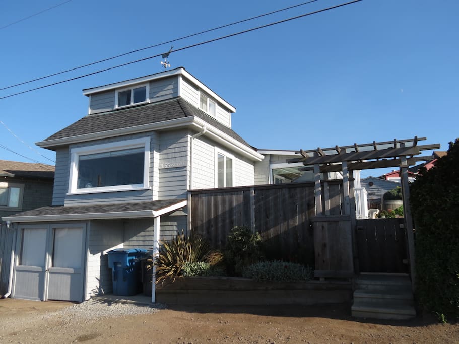 front of cottage