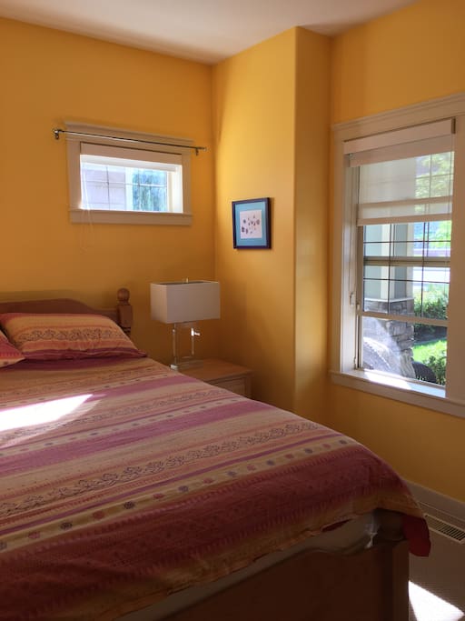 Guest bedroom at the front of the house