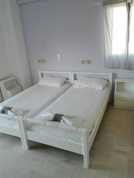 Two single beds
