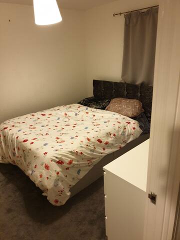 Double bedroom in a new build house.