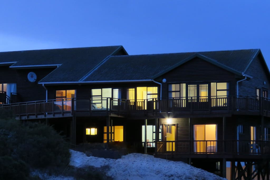 The Beach Lodge at Night