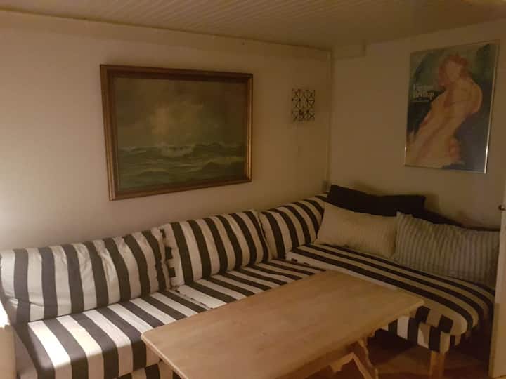 TV stue m chaiselong