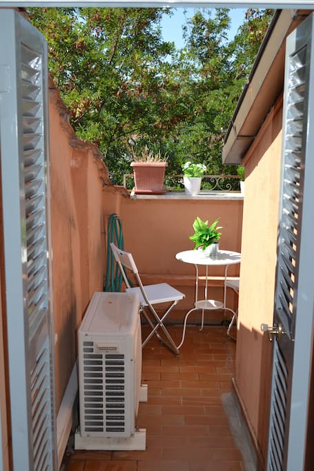 Ingresso alla terrazza privata